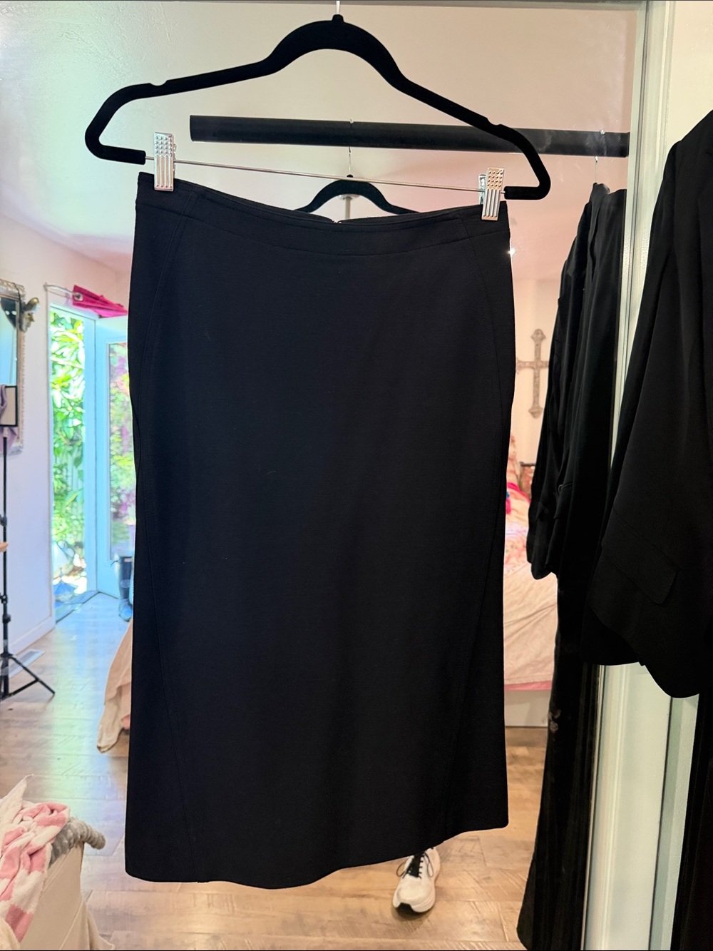 Women's Black Pencil Skirt — Sleek Office to evening Staple vintage Y2K